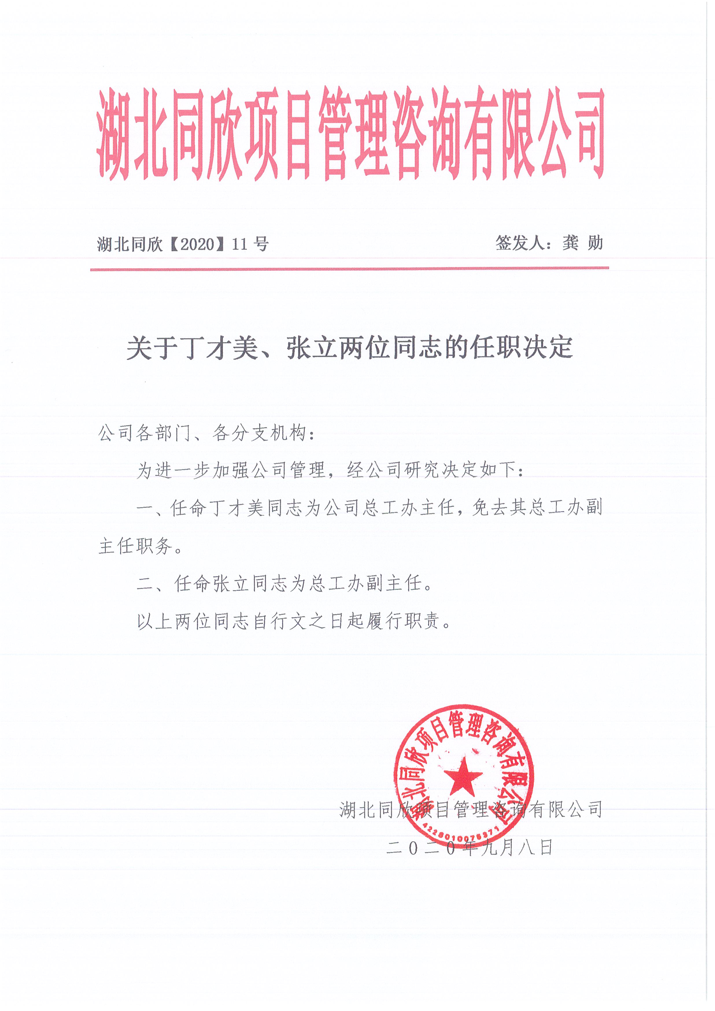 湖北CC宝[2020]11号关于丁才美、张立两位同志的任职决议.jpg